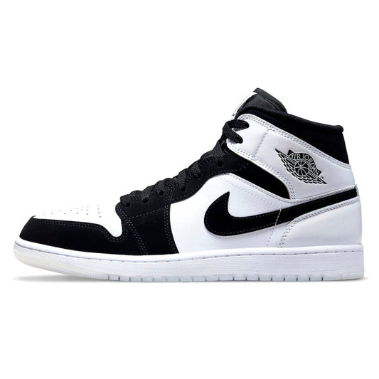 Air Jordan 1 Mid Diamond Black White