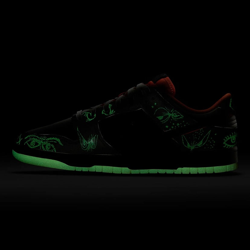 Dunk Low GS Halloween Black Orange Glow By Nike