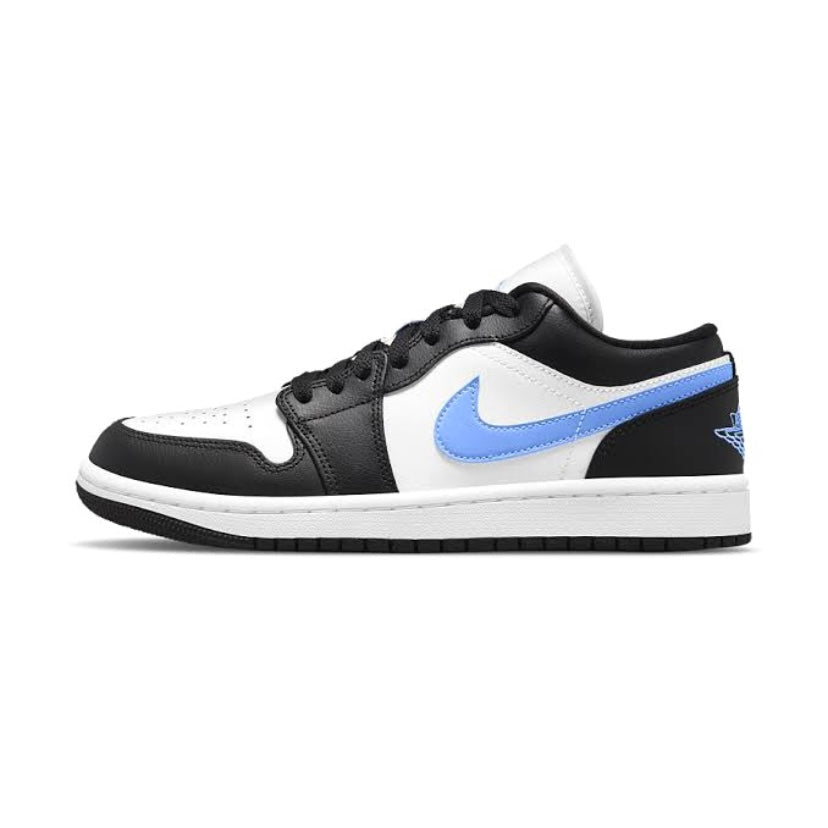 Women's Air Jordan 1 Low Black White University Blue