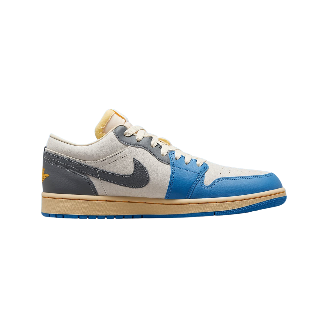 Air Jordan 1 Low SE UNC Grey Dutch Blue Smoke Grey Sail