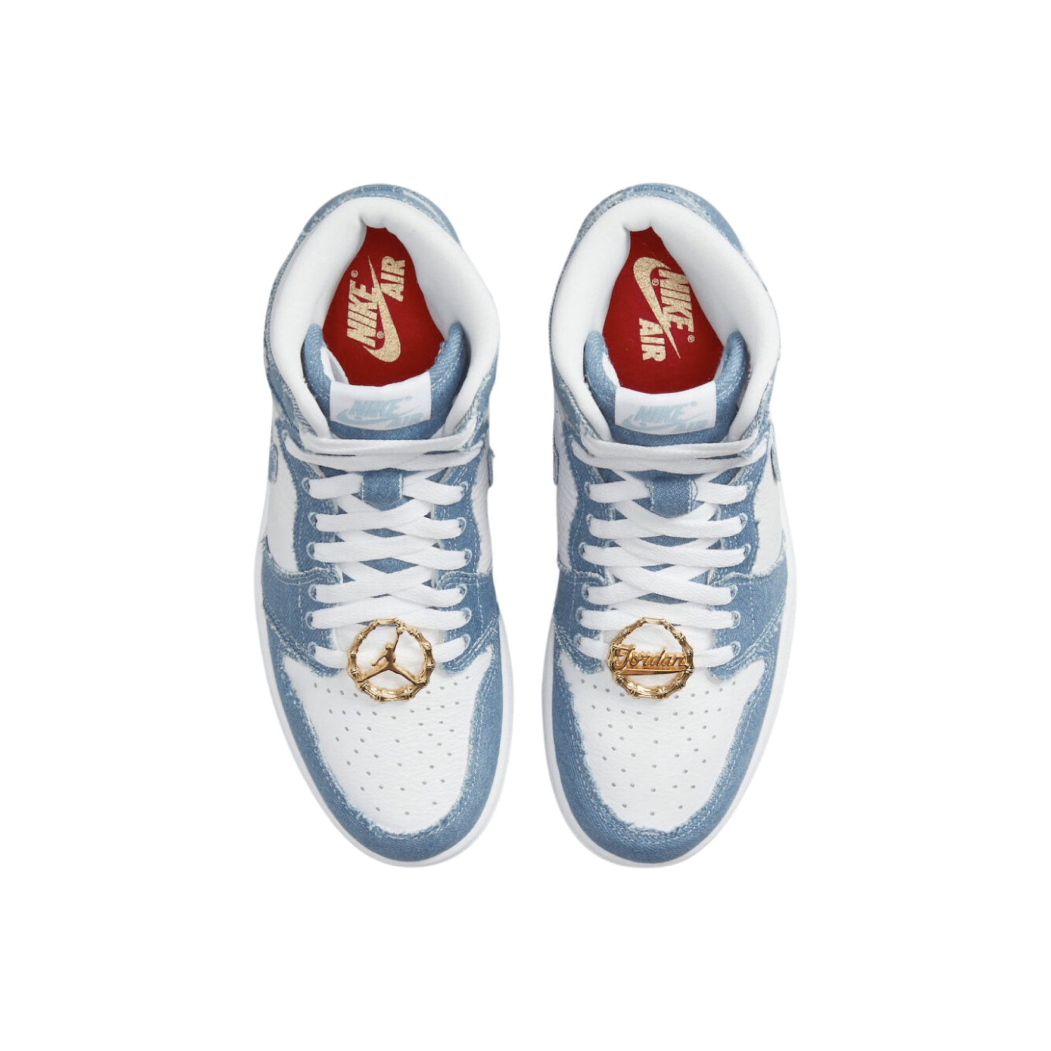 Women's Air Jordan 1 High OG Denim White Boarder Blue