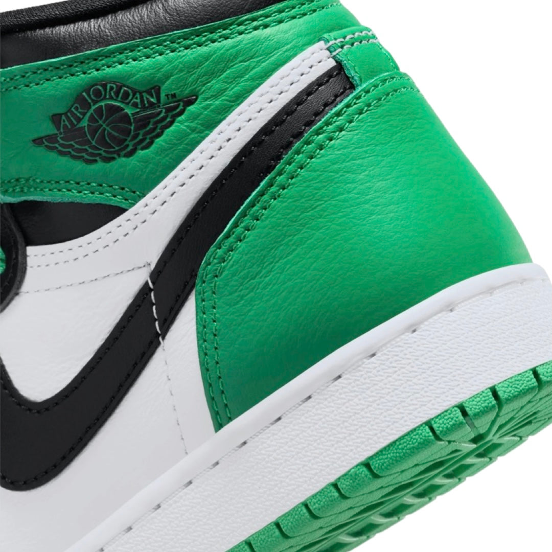 Air Jordan 1 High GS Lucky Green Black White