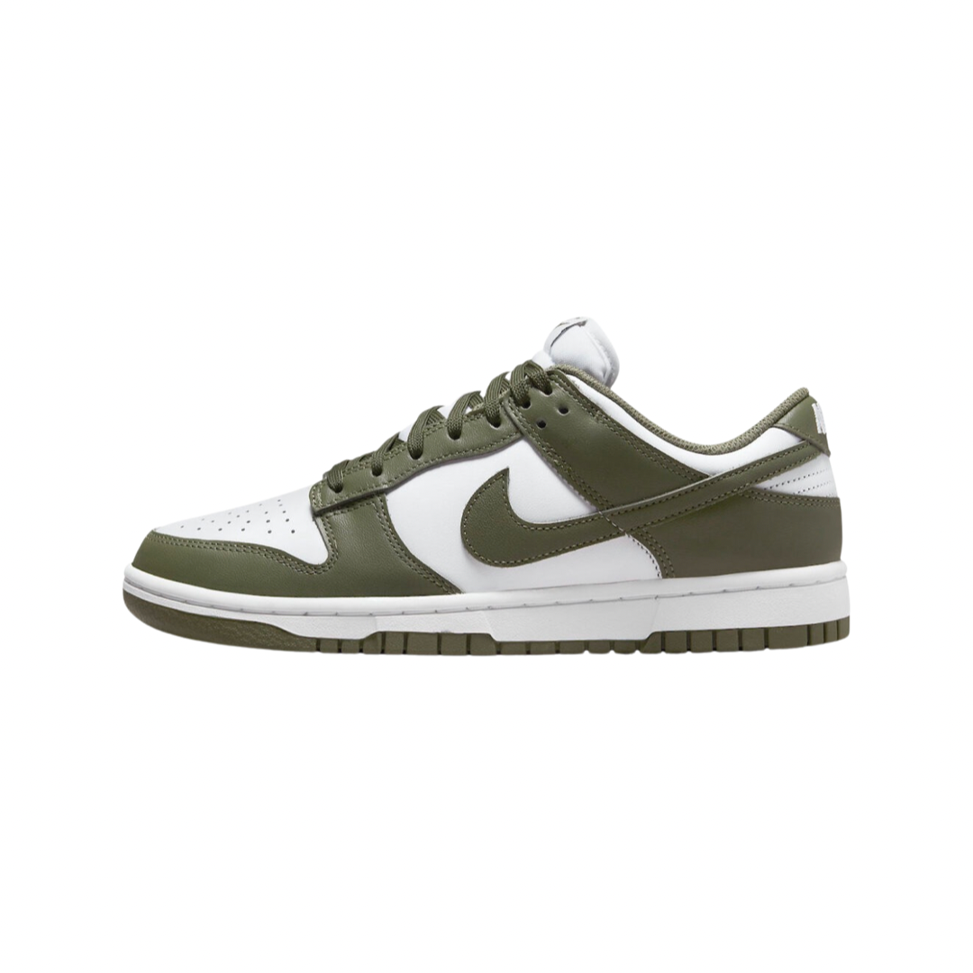 Nike Women's Dunk Low White Medium Olive White