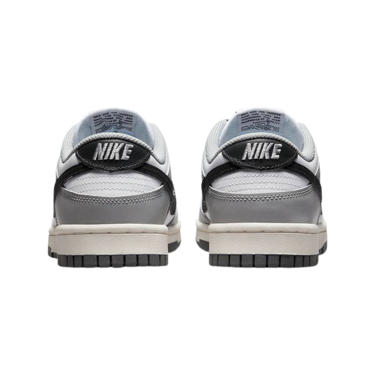 Women's Dunk Low White Iron Smoke Grey