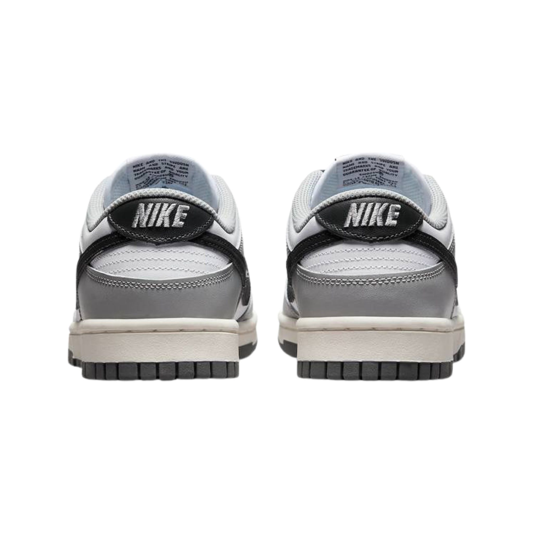 Women's Dunk Low White Iron Smoke Grey