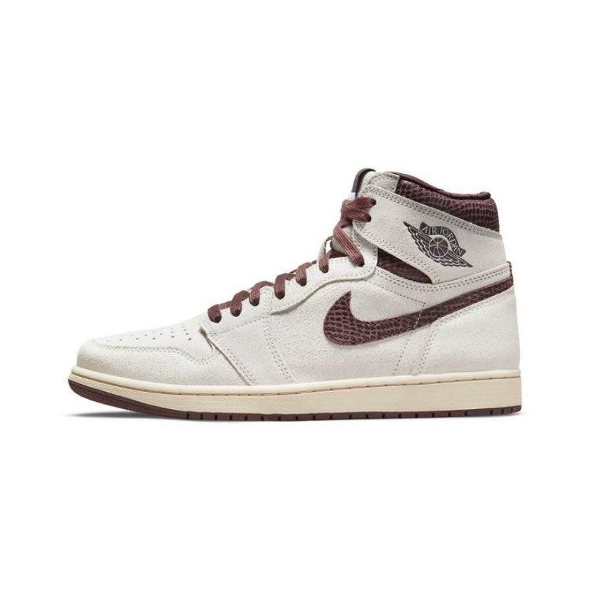 Air Jordan 1 High Retro A Ma Maniere Sail Burgundy Crush