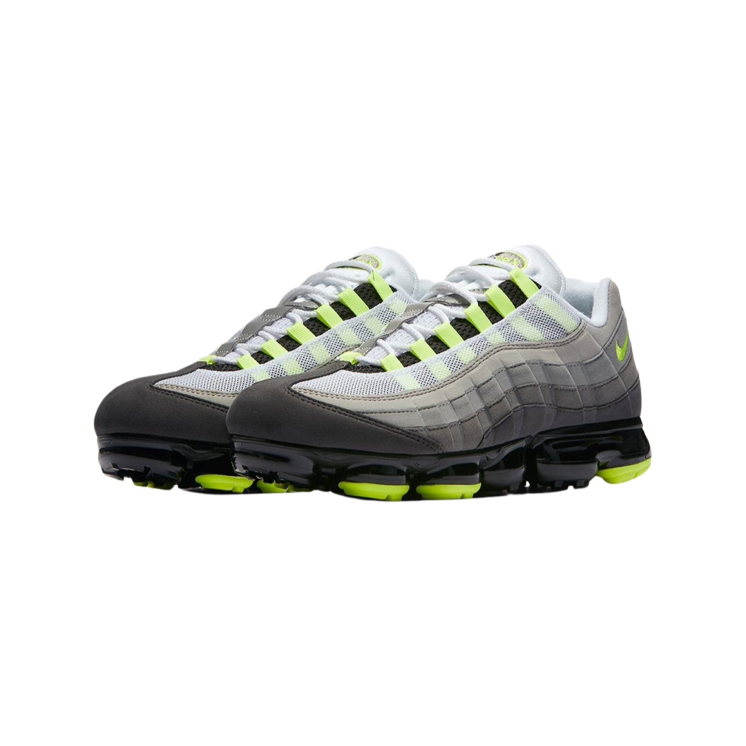 Nike Vapormax 95 OG Neon (Replacement Box) Black Volt Medium Ash Dark Pewter Dust Granite