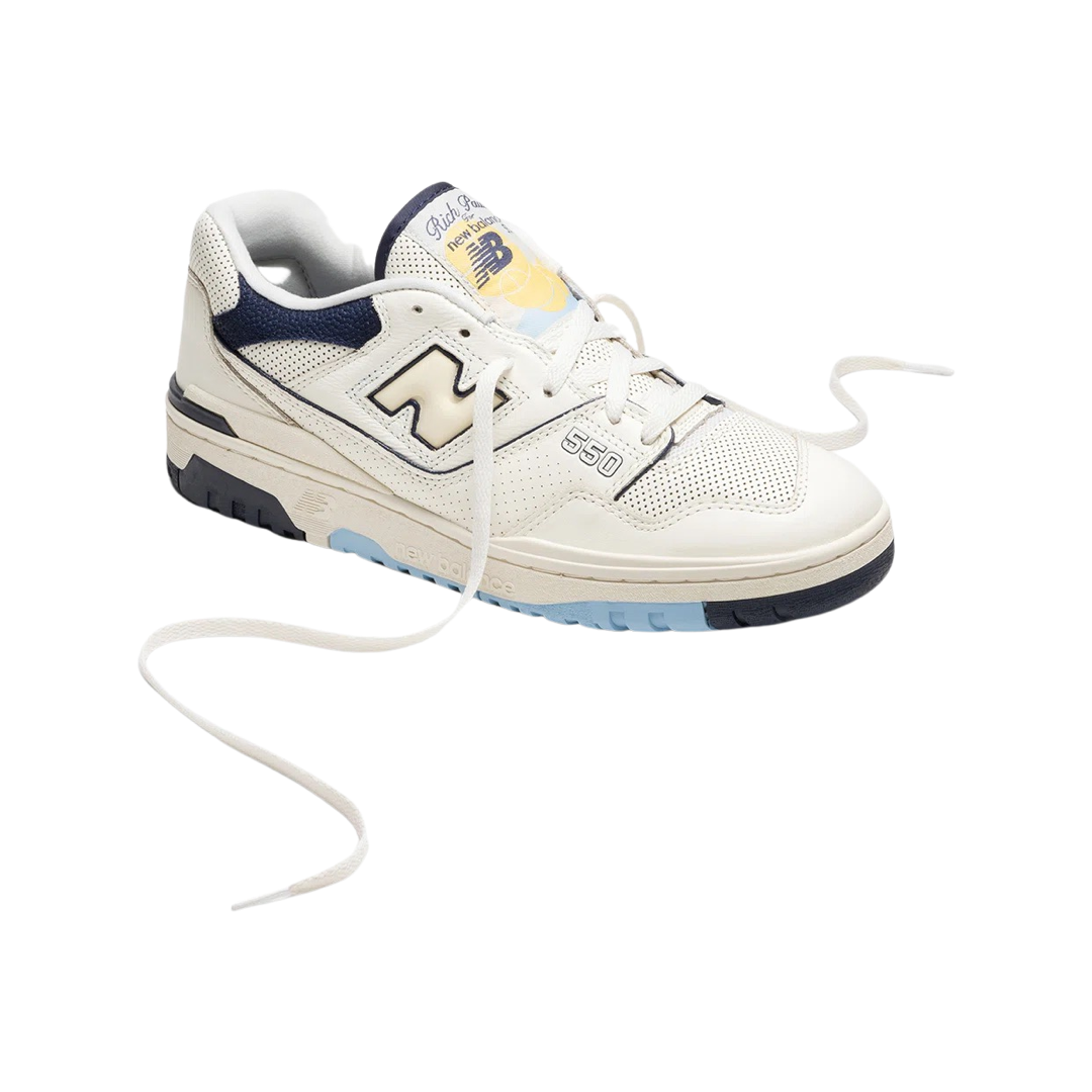 New Balance 550 Rich Paul Cream Navy Sky Blue Yellow