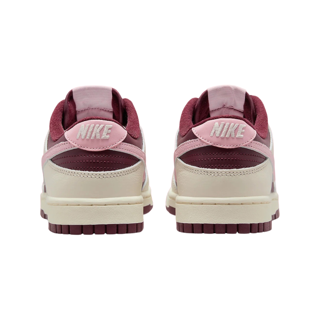 Nike Women's Dunk Low Premium Valentines Day Pale Ivory Medium Soft Pink Might Maroon