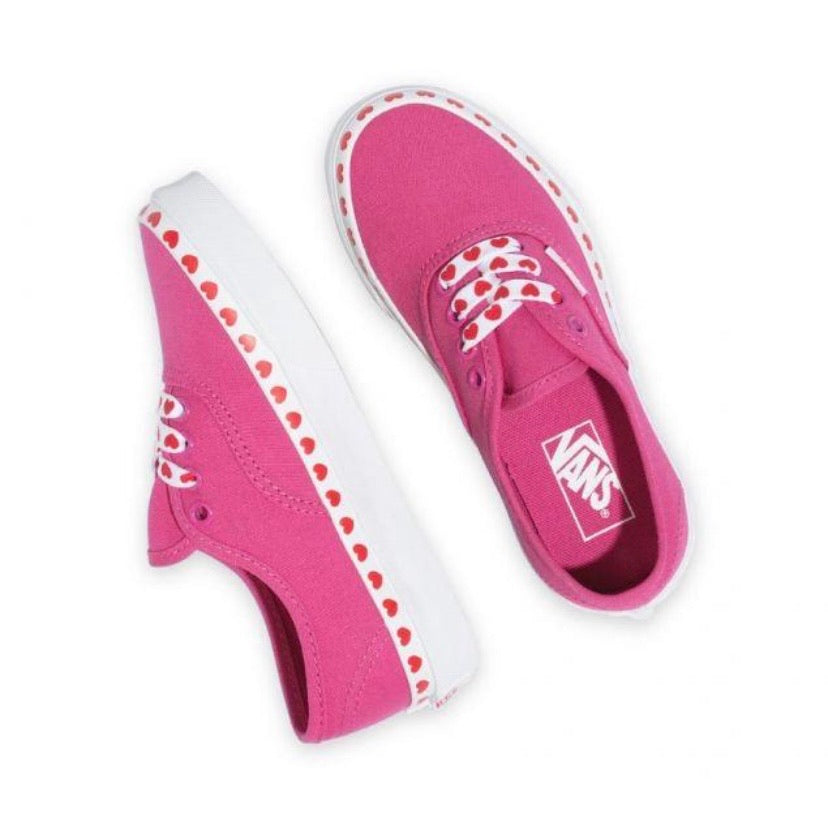 Authentic Fuschia Purple Heart Foxing by Vans