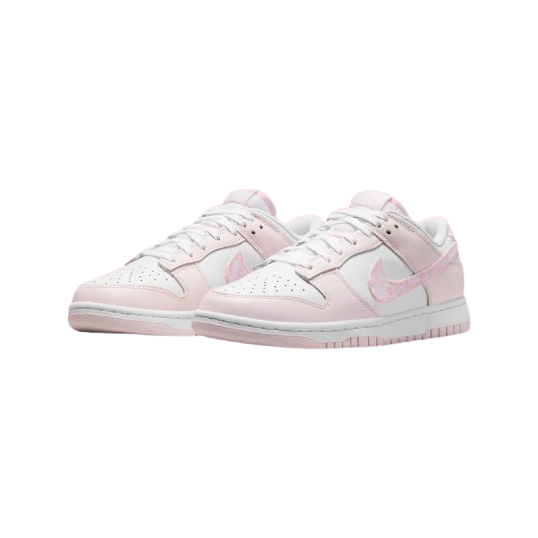 Nike Women's Dunk Low Pink Paisley White Pearl Pink Medium Soft Pink