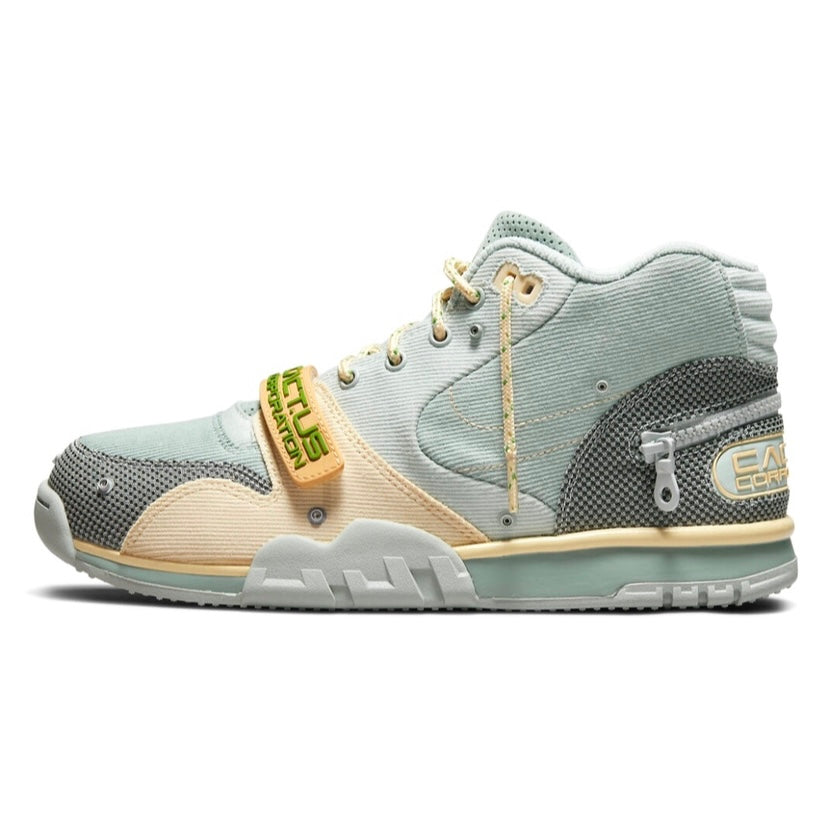 Travis Scott x Nike Air Trainer 1 Cactus Jack Grey Haze Olive Aura