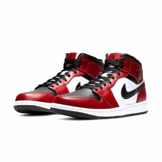 Air Jordan 1 Mid Chicago Black Toe