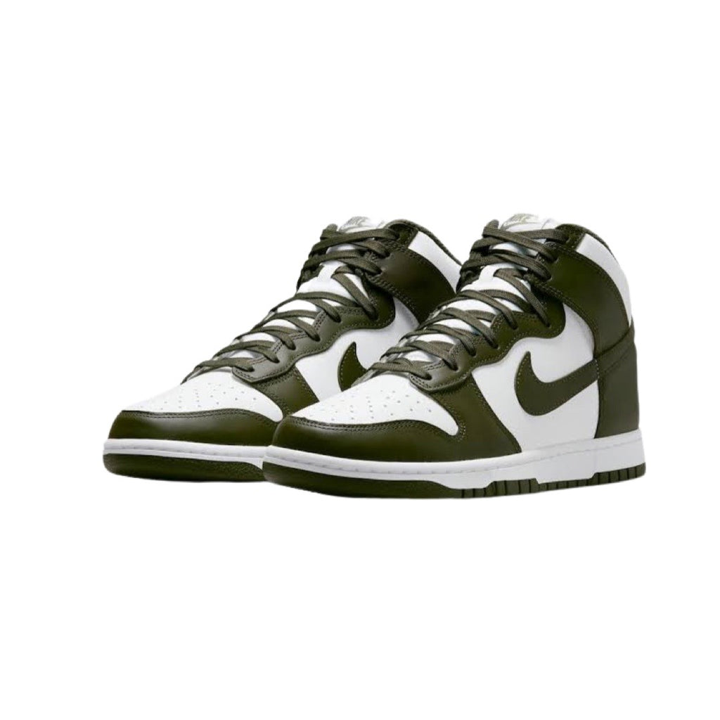 Nike Dunk High Khaki White