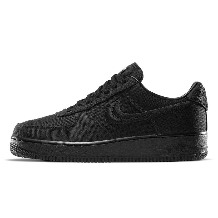 Air Force 1 Low x Stussy Black Black