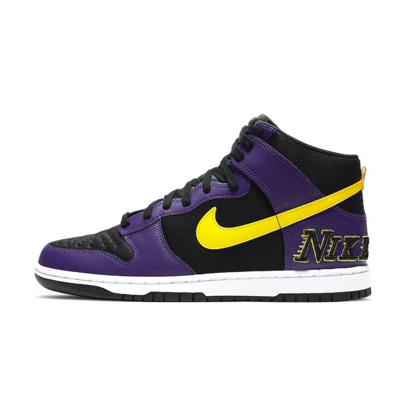 Dunk High Lakers Embroidery Lakers