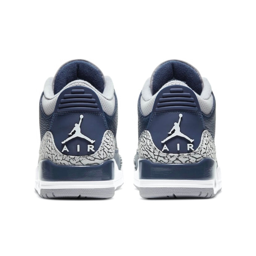 Air Jordan 3 Retro Georgetown Navy Grey White