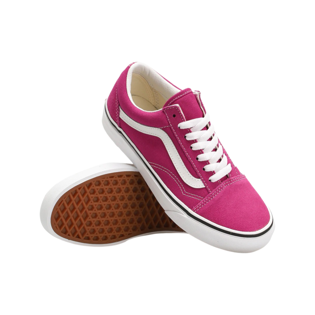 Vans Old Skool Fuchsia Red True White