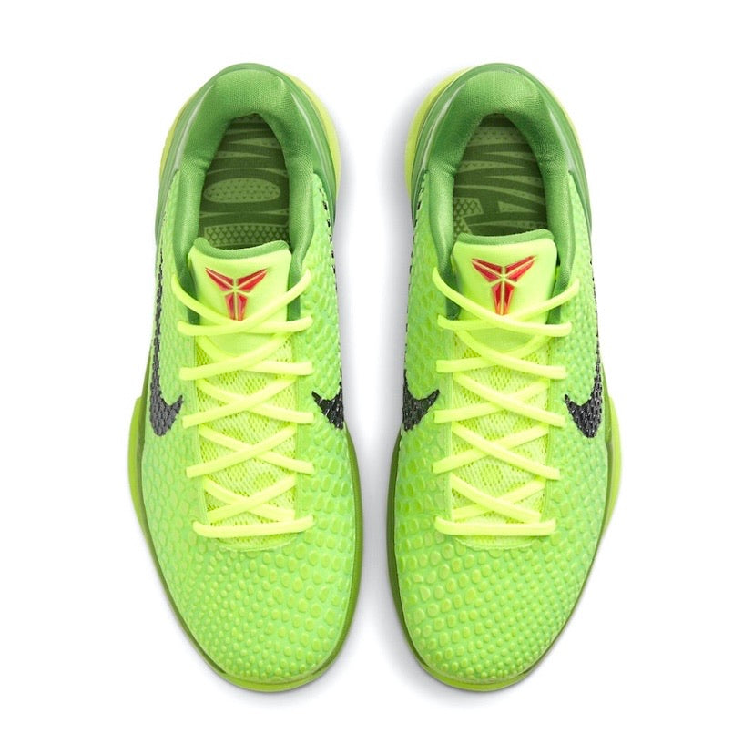 Kobe 6 Protro Grinch Apple Green Black Volt Crimson