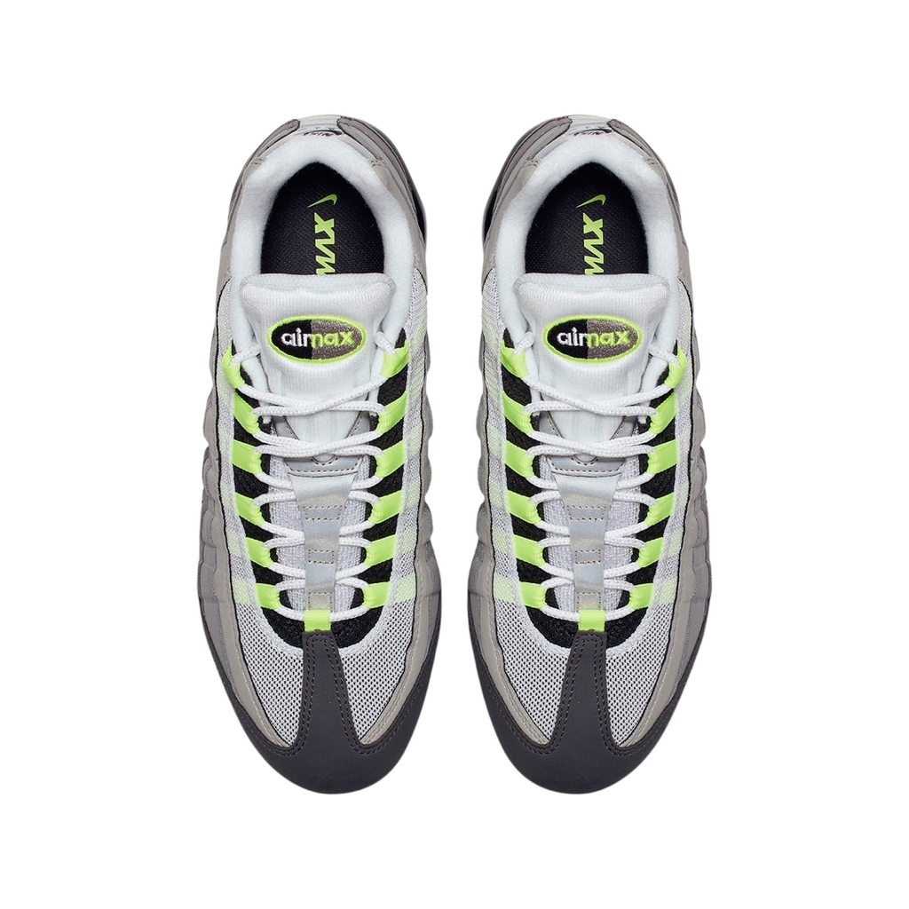 Nike Vapormax 95 OG Neon (Replacement Box) Black Volt Medium Ash Dark Pewter Dust Granite