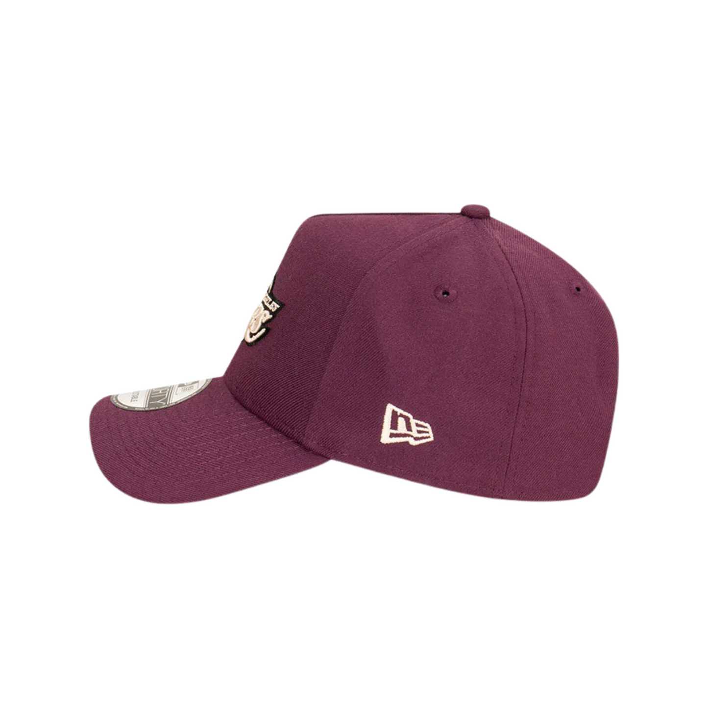 New Era 940 A-Frame LA Lakers Plum Black Snapback Cap