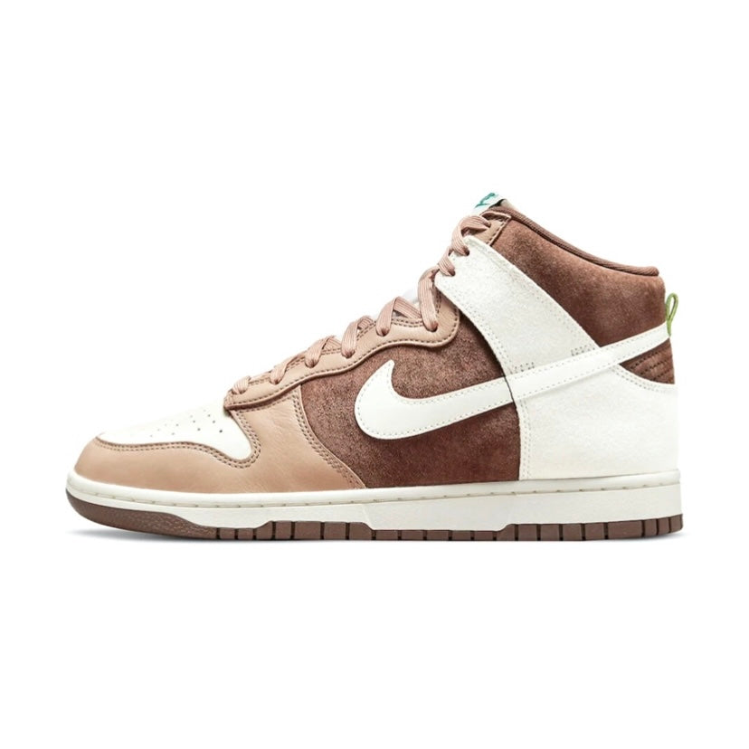 Nike Dunk High Khaki Chocolate Sail