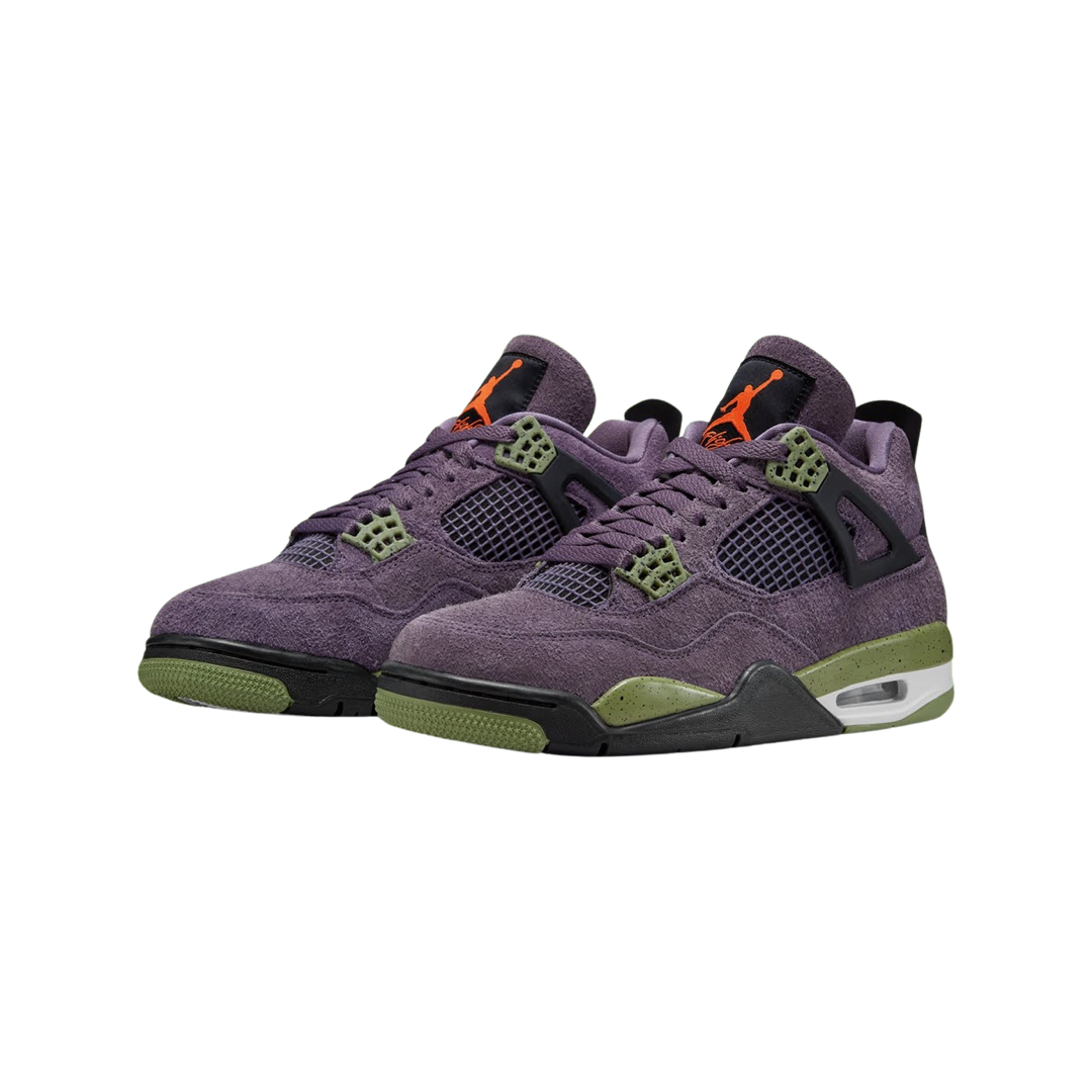 Women's Air Jordan 4 Retro Canyon Purple Safety Orange