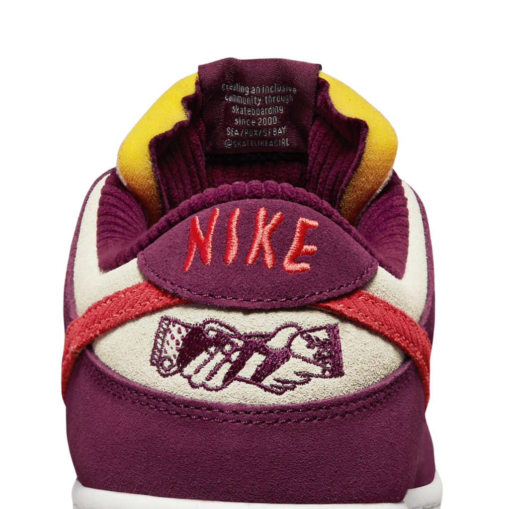 Nike SB Dunk Low QS Skate Like a Girl Dark Beetroot Light Crimson