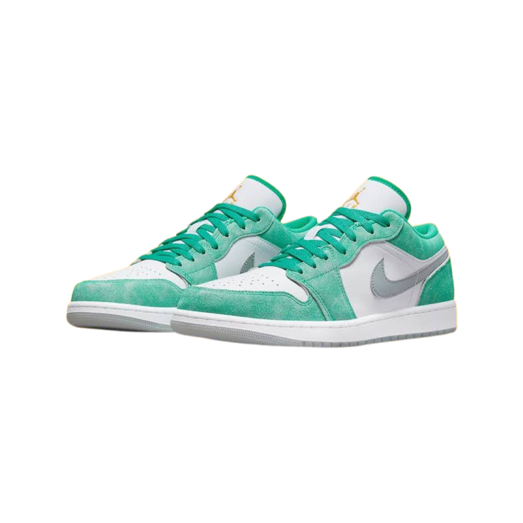 Air Jordan 1 Low New Emerald Taxi White