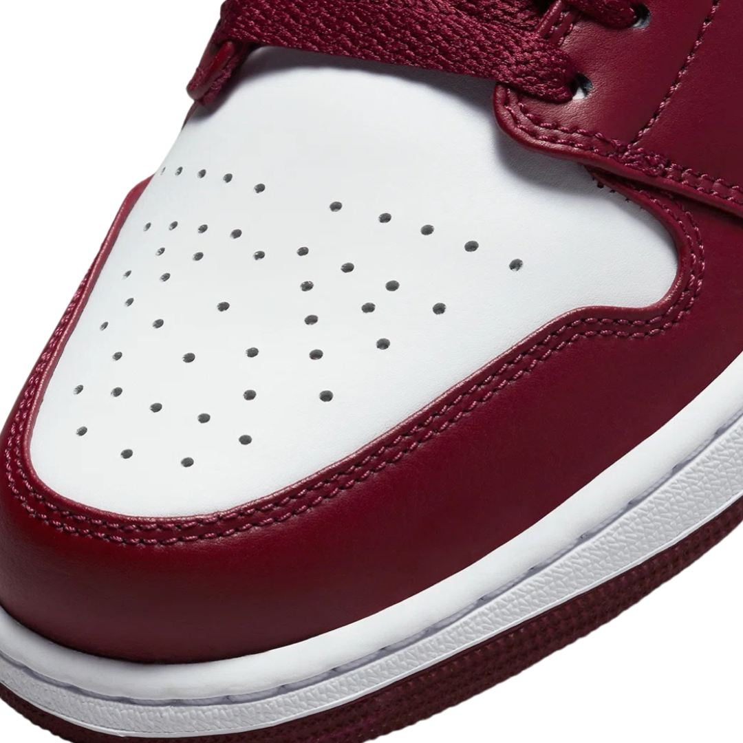 Air Jordan 1 Low Bordeaux Cherrywood White