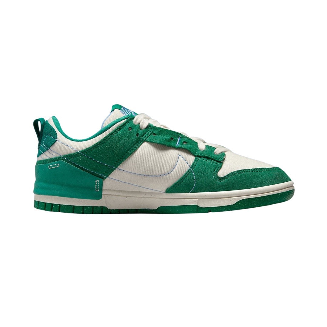 Women's Dunk Low Disrupt 2 White Green University Blue Phantom