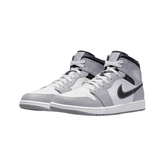 Air Jordan 1 Mid Light Smoke Grey Anthracite Black White