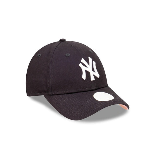 Women's New Era 9Forty New York Yankees Team Colour Navy Pink Under Brim