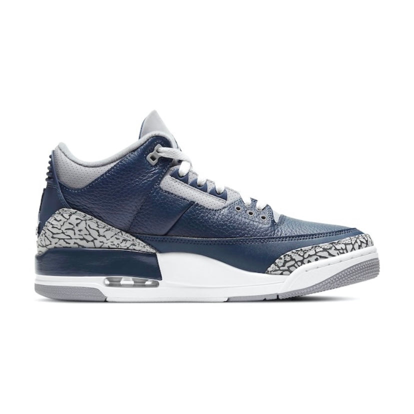 Air Jordan 3 Retro Georgetown Navy Grey White