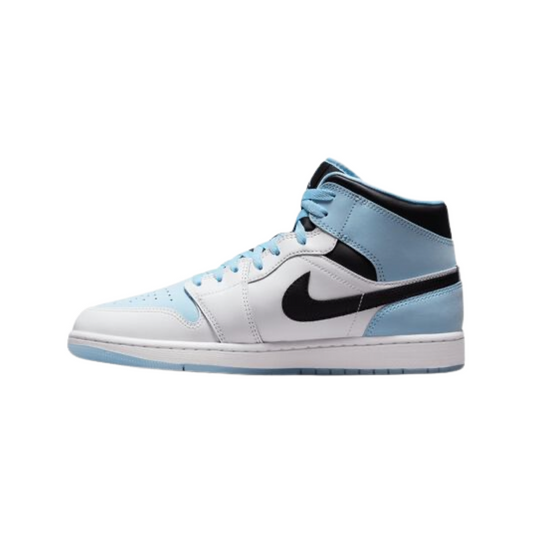 Air Jordan 1 Mid Reverse Ice Blue Black White