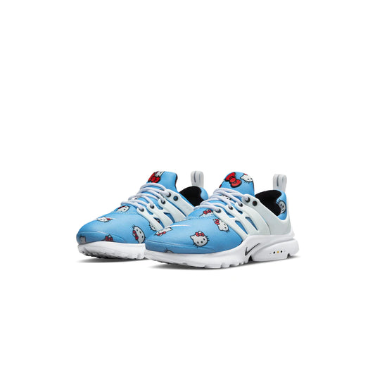 Kids Nike Presto x Hello Kitty University Blue Black White Pre-School Sizing