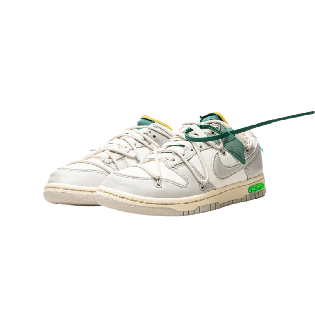 Off-White x Nike Dunk Low "Lot 42 of 50" Sail Neutral Grey Light Bone