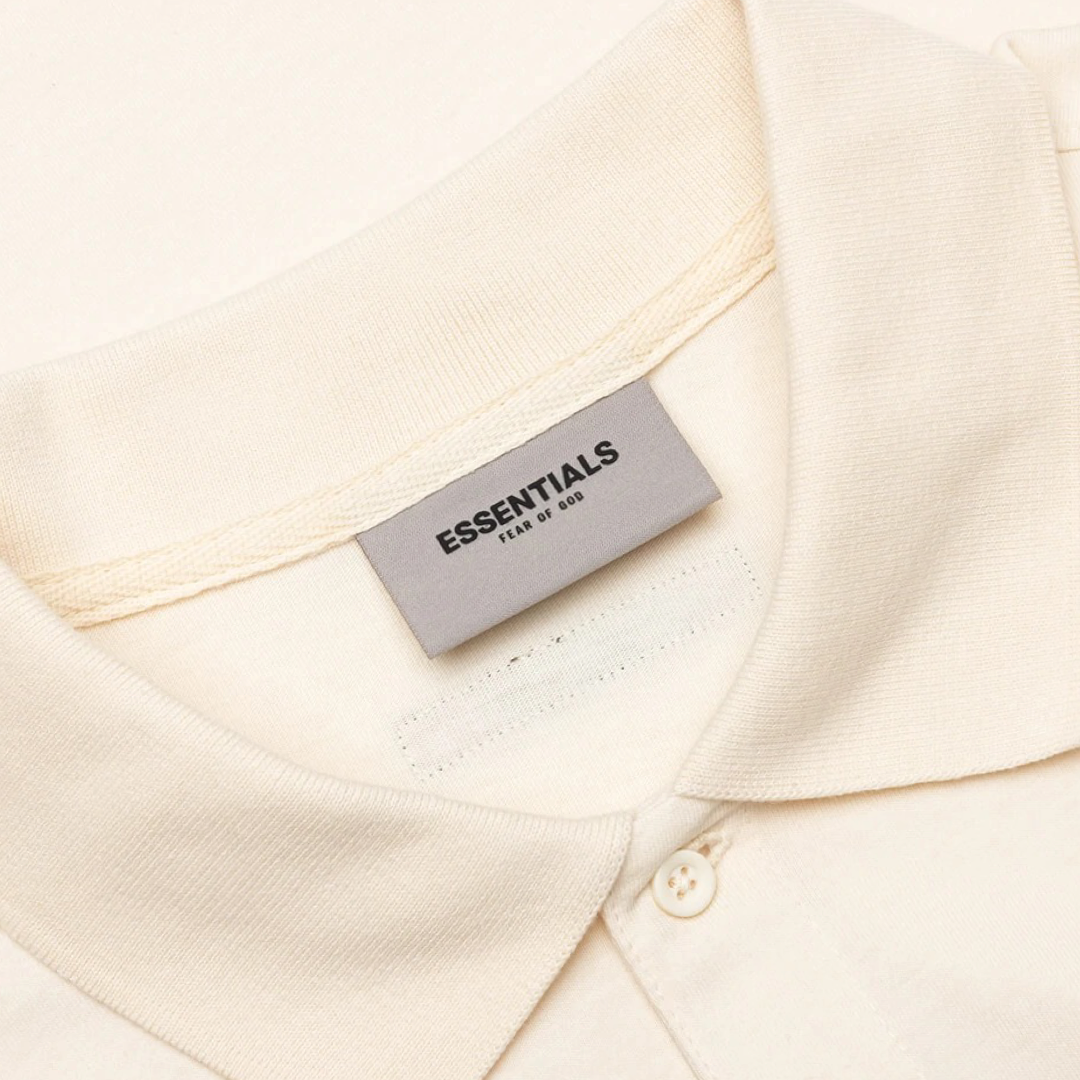 Fear Of God Essentials Polo Shirt Cream