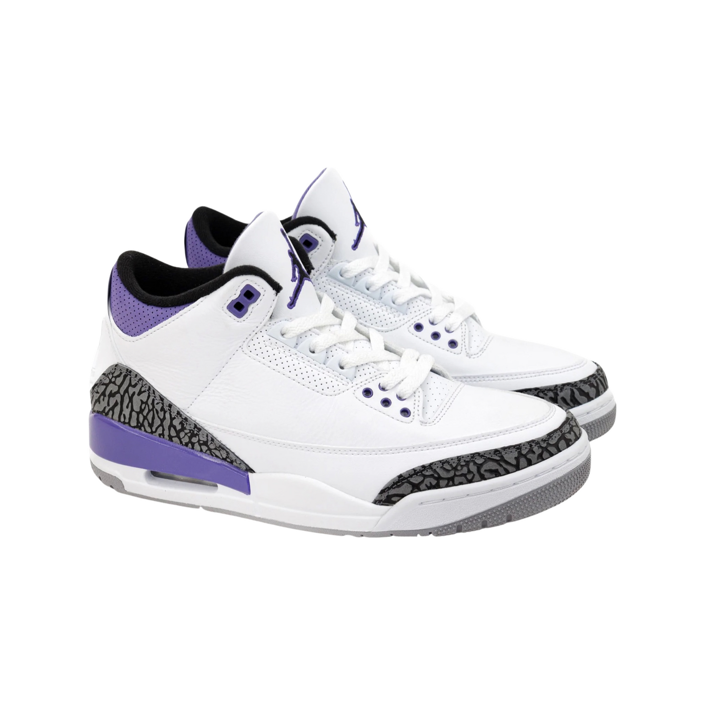 Air Jordan 3 Retro Dark Iris Purple White