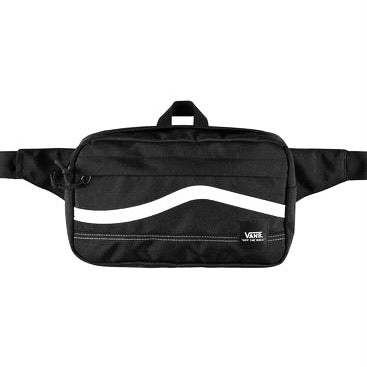 Vans Construct Cross Body Bag Black White