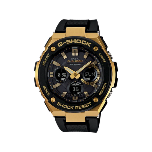 G-Shock G-Steel GSTS100G-1A Black Gold Analog Digital Case