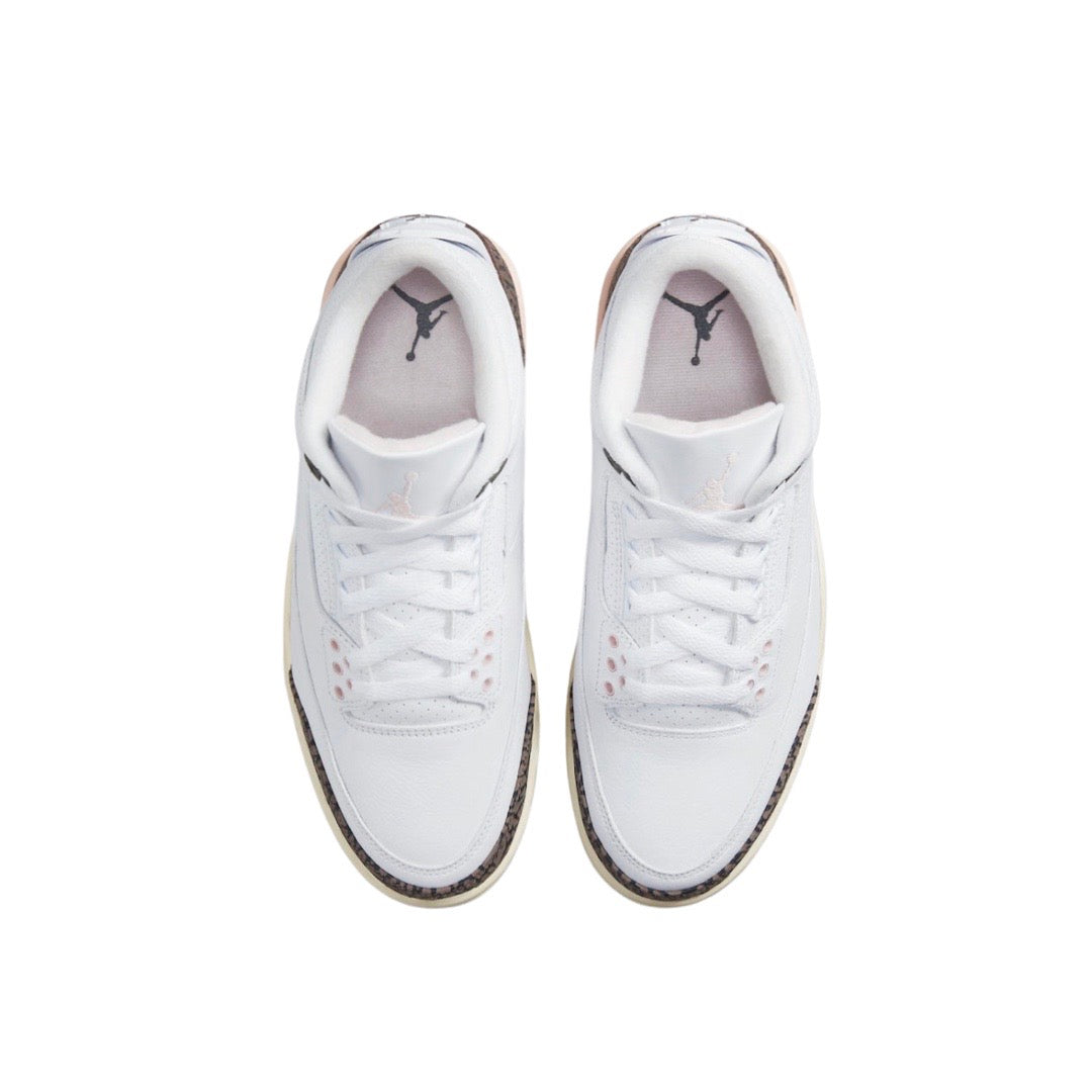 Women's Air Jordan 3 Retro White Dark Mocha Atmosphere Sail