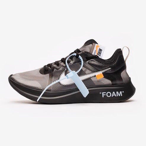 Nike x OFF WHITE Zoom Fly Black White Cone