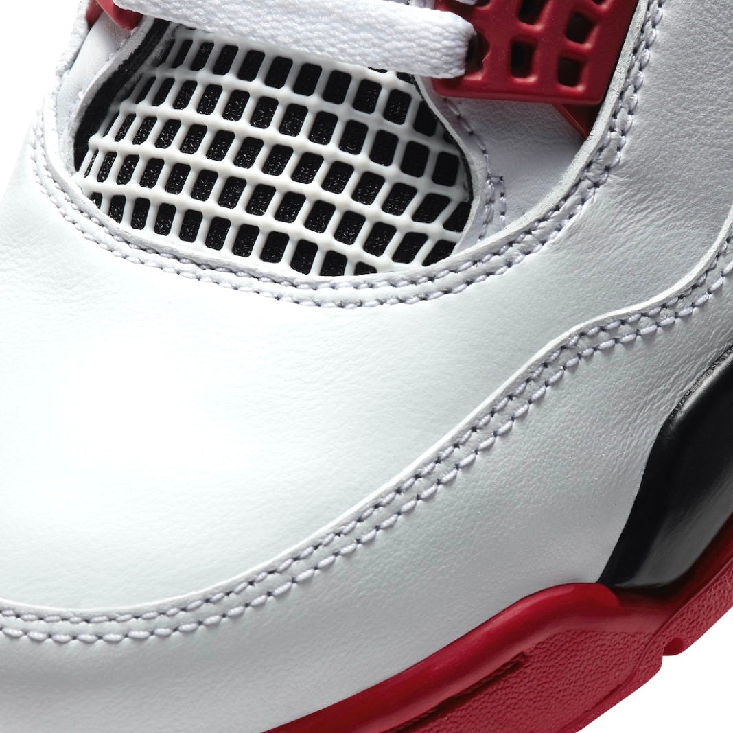 Air Jordan 4 Retro Fire Red (2020) White Fire Red Tech Grey