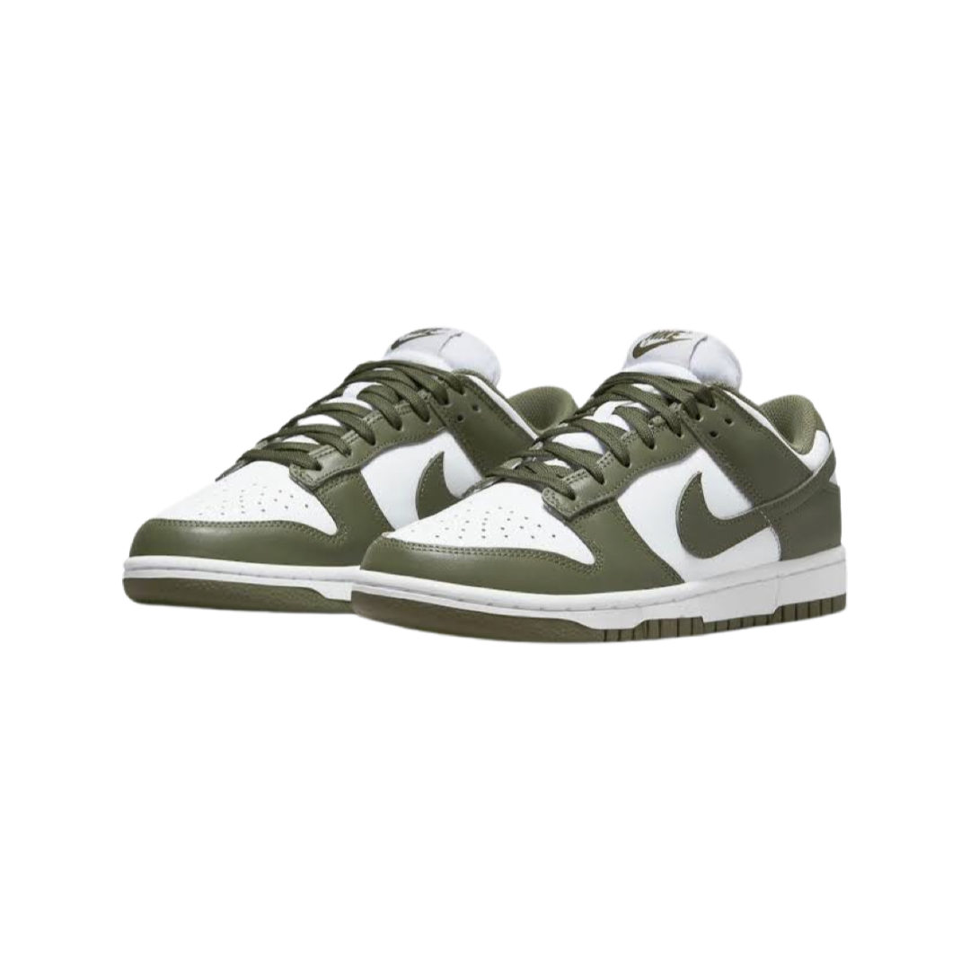 Nike Women's Dunk Low White Medium Olive White