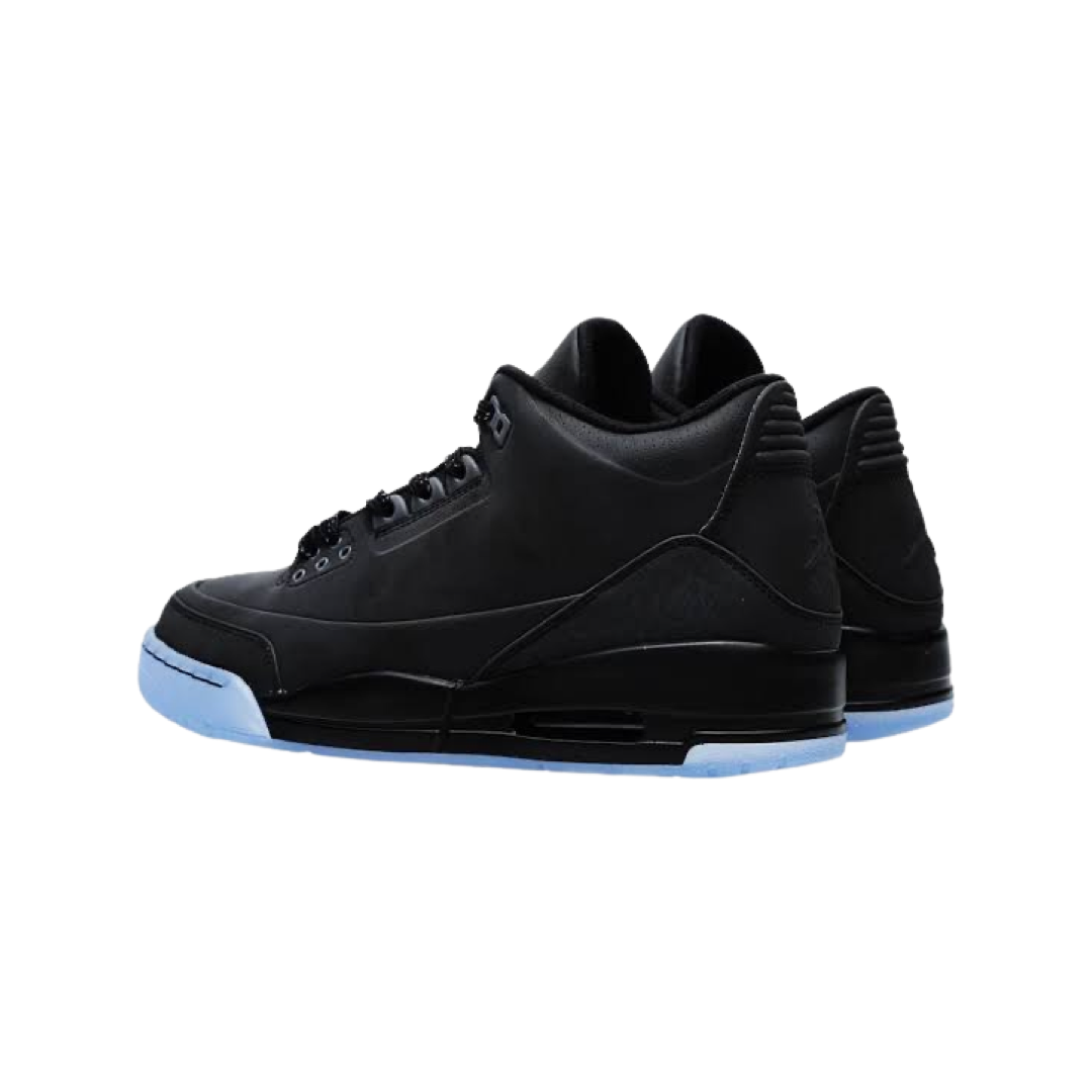 Air Jordan 3 "5LAB3" Black Black Clear