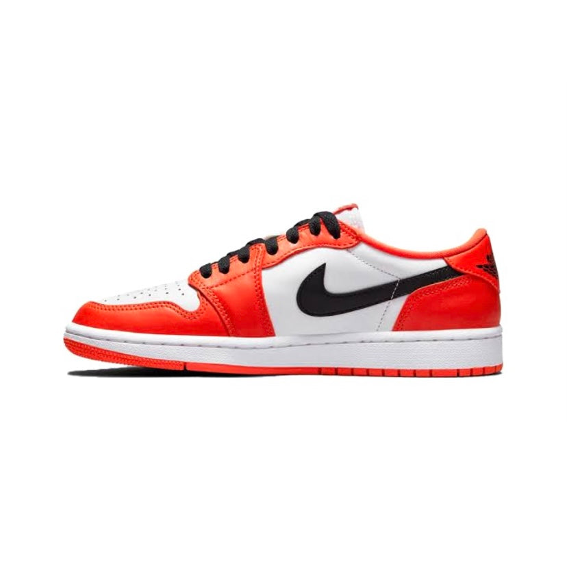 Women's Air Jordan 1 Low Starfish Orange Black White