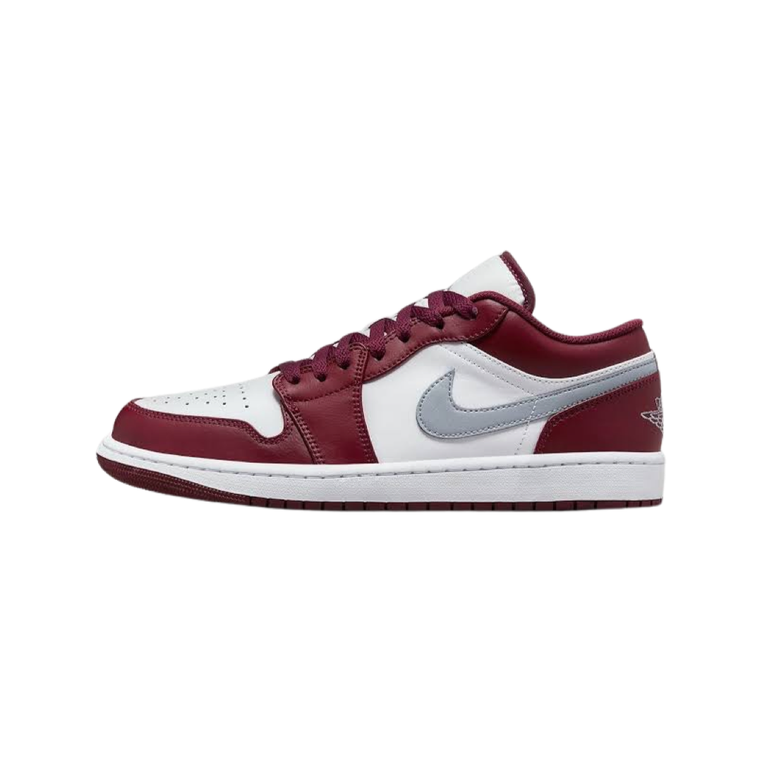 Air Jordan 1 Low Bordeaux Cherrywood White