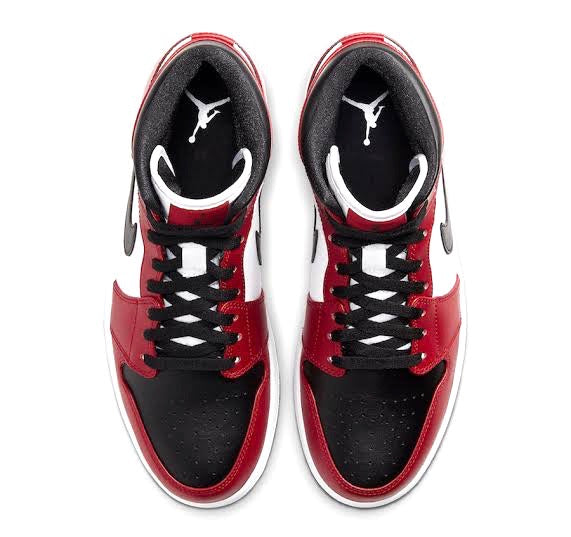 Air Jordan 1 Mid Chicago Black Toe