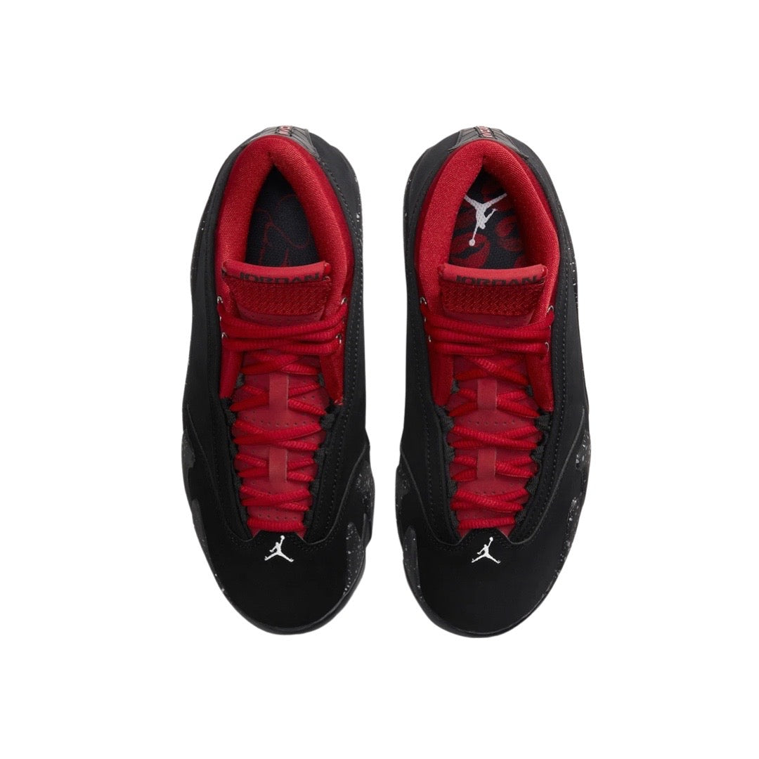 Women's Air Jordan 14 Retro Red Lipstick Black Red